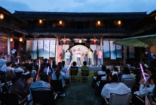 ‌绿水青山绽新颜 文化礼堂奏响乡村振兴协奏曲